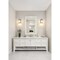 Z-Lite Grayson Wall Sconce, 1-Light, 4.75in W x 5.75in L x 8.25in H, Brushed Nickel/Clear + Etched Opal 1949-1S-BN - alternate 5